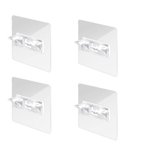 Reggimensola Autoadesivi - Staffe Per Mensole Confezione Da 4 Transparent - Foto 1