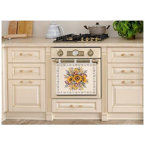 Copriforno Cucina Universale Cinigliato Copertura Decorazione Forno Dis. Sunlight - Foto 5