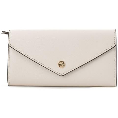Portafogli Donna Michael Kors 35f3gtve7l-lt-cream 19 X 10 X 2 Cm - Foto 1