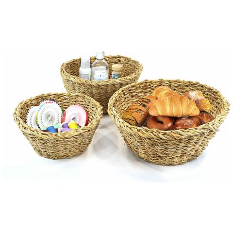 Cestino Multiuso Privilege Marrone 30 X 30 X 13 Cm Vimini (8 Unità) - Foto 4