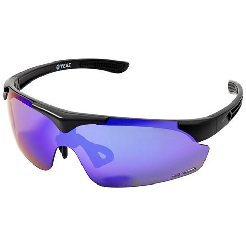 Sunup Occhiali Da Sole Sportivi Magnet Nero Opaco / Blu Pieno Revo - Foto 1