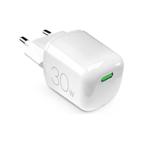 PUFCMTCUSBC30WGWHI Caricabatterie per dispositivi mobili Computer portatile, Smartphone, Tablet Bianco AC Ricarica rapida Interno - Foto 1