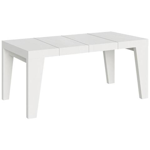 Tavolo Allungabile 90x120/224 Cm Naxy Premium Bianco Frassino - Foto 1