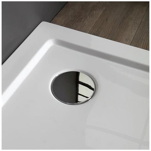 Piatto Doccia In Resina Quadrato 80x80 Bordo Basso Slim 3cm Ultra Resistente Design Moderno - Foto 2