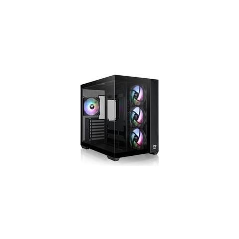 Case View 380 TG ARGB Midi Tower ATX, micro ATX, Mini-ITX Porte USB 3.1 Colore Nero (Finestrato) - Foto 1