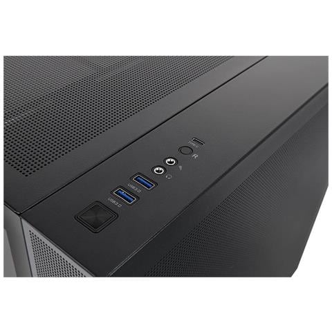 Case View 380 TG ARGB Midi Tower ATX, micro ATX, Mini-ITX Porte USB 3.1 Colore Nero (Finestrato) - Foto 7