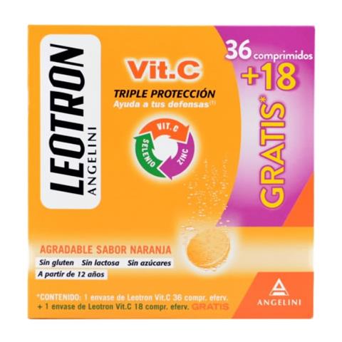 Leotron Vitamina C 36 + 18 Compresse Effervescenti - Foto 1