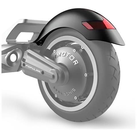 Parafango Con Led Per Lo Scooter Dualtron Pop, Nero - Foto 4