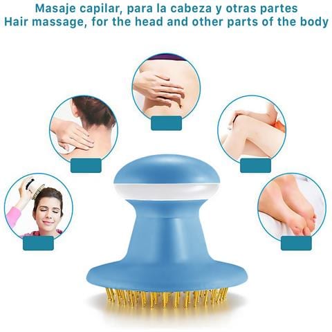 Pettine Elettrico Vibrante Massaggiatore, Speciale Per Il Cuoio Capelluto. - Foto 6