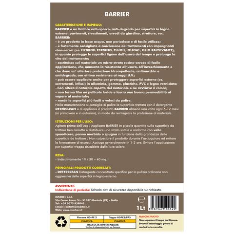 Barrier 1lt - Cera Per Legno - Foto 3
