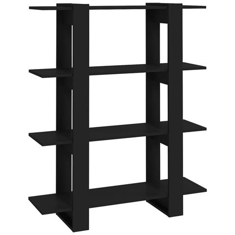 Libreria /divisorio Nero 100x30x123,5 Cm - Foto 1