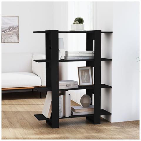 Libreria /divisorio Nero 100x30x123,5 Cm - Foto 8