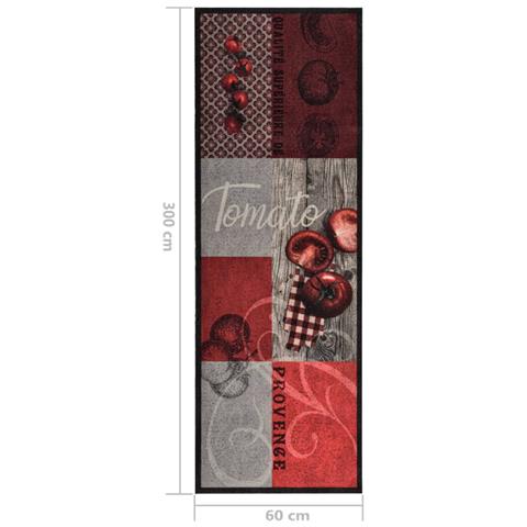 Lusso Casadino -  Tappetino Da Cucina Lavabile Pomodori 60x300 Cm - Foto 5