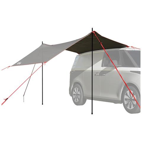 Tenda da Campeggio per Auto Grigio e Arancione Impermeabile - Foto 1