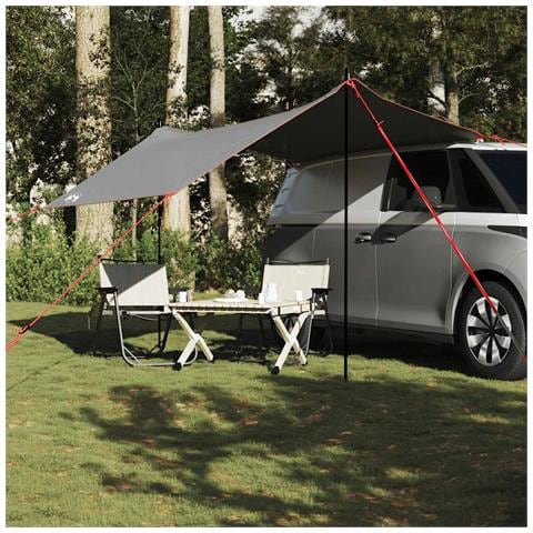 Tenda da Campeggio per Auto Grigio e Arancione Impermeabile - Foto 2