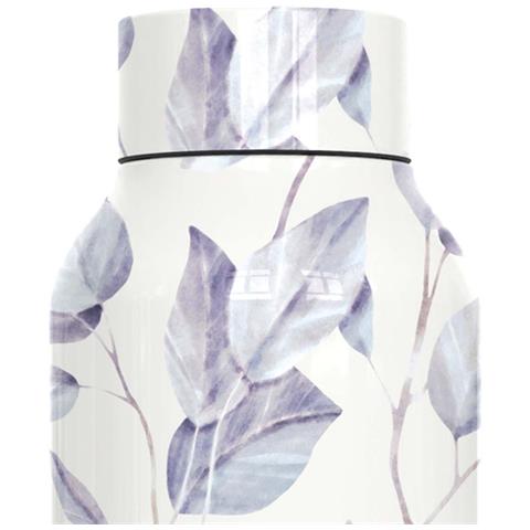 Bottiglia Termica 510 Ml Con Decorazione Floreale Bouquet Ermetica, Grigio - Foto 2