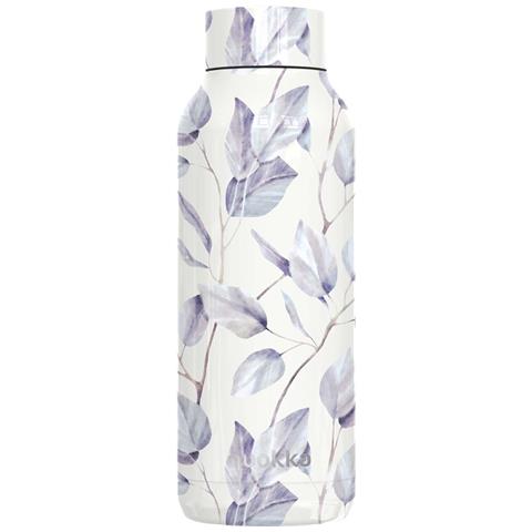 Bottiglia Termica 510 Ml Con Decorazione Floreale Bouquet Ermetica, Grigio - Foto 1