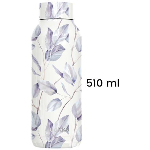 Bottiglia Termica 510 Ml Con Decorazione Floreale Bouquet Ermetica, Grigio - Foto 5