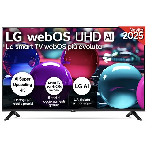 UHD AI 65UA73006LA TV Serie UA73 65'' 4K, a7 Gen8, HDR10, 20W, 3 HDMI con Game Optimizer, Smart TV WebOS 25 - Foto 1