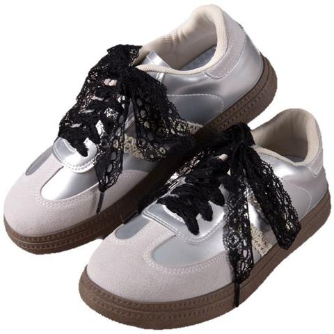 Lacci Per Scarpe In Pizzo Compatibili Con Scarpe Da Ginnastica, Scarpe Eleganti E Casual, 120cm, Confezione Da 2 Paia Black - Foto 1