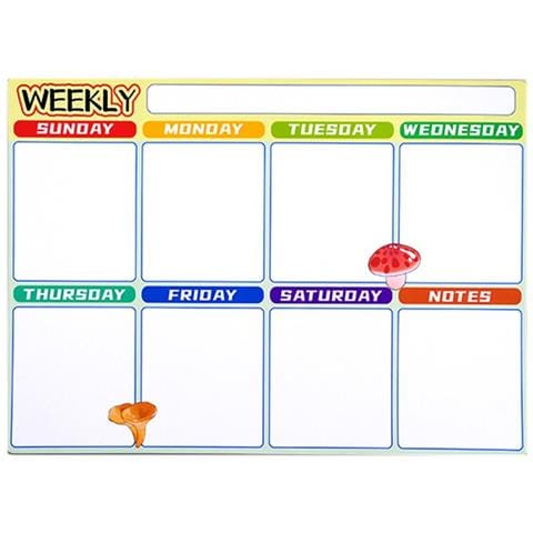 Lavagna Magnetica Da Frigorifero - Set Planner Settimanale Riutilizzabile - Foto 2