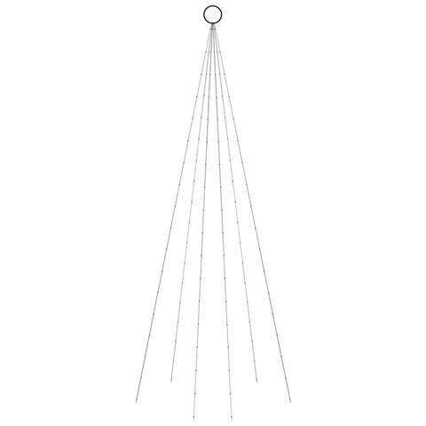 Lusso Casadino -  Albero Di Natale Pennone Colorato 108 Led 180 Cm - Foto 2