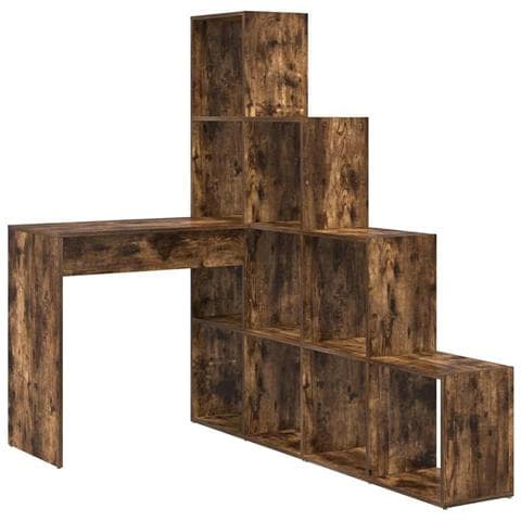 Scrivania ad angolo Rovere fumo 101,5 x 149,5 x 149,5 cm - Foto 1