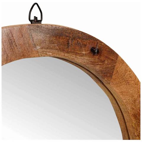 Tavolo da Trucco con specchio Marrone legno massello di mango - Foto 9