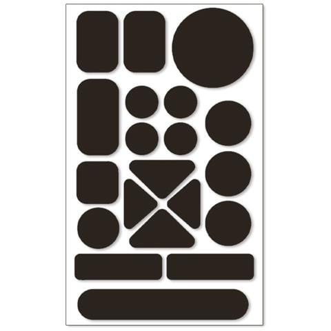 Kit Di 10 Toppe Autoadesive Impermeabili In Nylon Per Riparazione Giacche A Vento Brown - Foto 1