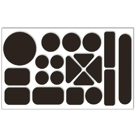 Kit Di 10 Toppe Autoadesive Impermeabili In Nylon Per Riparazione Giacche A Vento Brown - Foto 2