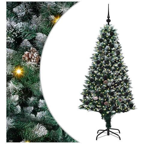 Albero di Natale artificiale con 300 LED Verde 180 cm - Foto 1