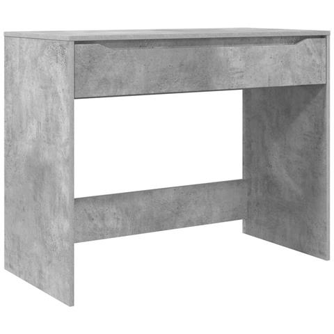 Scrivania Grigio cemento 100 x 50 x 78 cm Legno multistrato - Foto 1