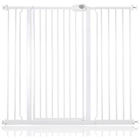 Bettacare Cancelletto Child & Pet Per Bambini E Animali, 120.3cm - 127.9cm, Bianco, Cancelletto Extra Alto Con Un'altezza Di 104cm - Foto 1