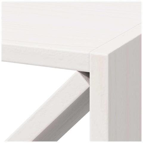 Portabottiglie 2 pcs Bianco 62 x 25 x 62 cm Pino massello - Foto 9
