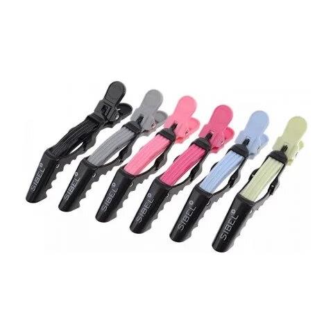 Clip Colorate Assortite Per Separare I Capelli Strong Gator 11 Cm, 6 Pezzi, Sbiel - Foto 1
