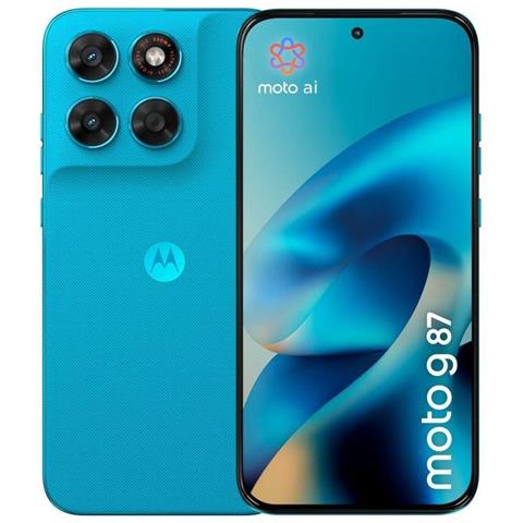 Moto G87 5G 256GB 8GB Ram Display 6.78" AMOLED 120Hz USB Main Camera 200+8MP Selfie 32MP tipo-C Nano SIM fisica + eSIM Android 16 Dimensity 6400 5200mAh Pantone Blue Atoll - Foto 1