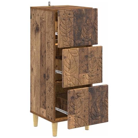 Mobile con Cassetti Legno antico 33 x 34,5 x 90 cm - Foto 2