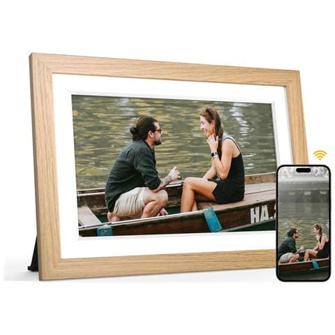 6972072904323 cornice per foto digitali Legno 25,6 cm (10.1") Touch screen - Foto 1