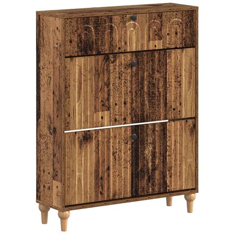 Mobile per scarpe ALKMAAR 78 x 24 x 103 cm Legno ingegnerizzato - Foto 1