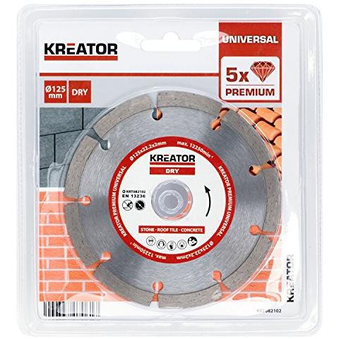 Disco Diamantato Per Tegole, Cemento E Pietra Diametro 125 mm Krt082102 - Foto 1