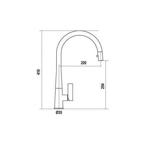 Miscelatore Gota Bianco 521000WH - Foto 2