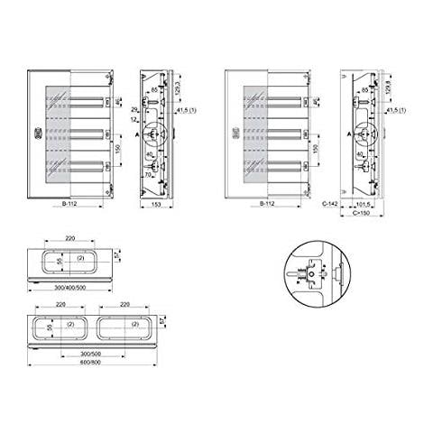 Nsydlm168â chassis Modular Dlm Per Armadio Acciaio Spacial Mural, 168â x, Al1000â x An600 - Foto 2