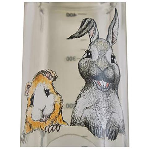 Honey & Hopper Abbeveratoio In Vetro Ml. 500 - Per Conigli Nani - Foto 5