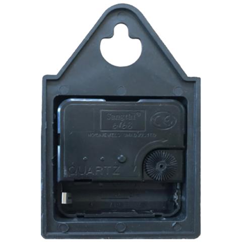 Orologio A Muro Tondo Mdf Bianco Shabby Soggiorno 33,8x33,8x4 - Foto 10