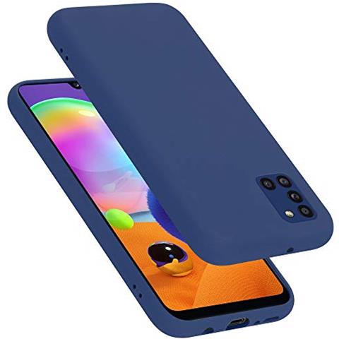 Custodia Compatibile Con Samsung Galaxy A31 In Liquid Blu - Coperchio Protettivo In Silicone Tpu Flessibile - Foto 1