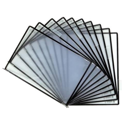 Buste Per Leggio Sterifold A4 Per Leggio T-technic Nero Conf. 10 Pezzi - 114507 - Foto 1