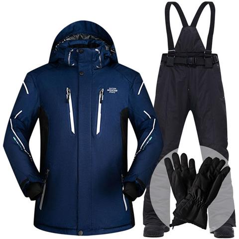 SLOWMOOSE - Tuta Da Sci Da Uomo, Inverno Impermeabile Antivento Addensare  Abiti Da Neve Caldi Uomini Completi Da Sci- Giacca Da Sci E Tute Da  Snowboard [ zym1 Nero (guanti) / M] - ePRICE