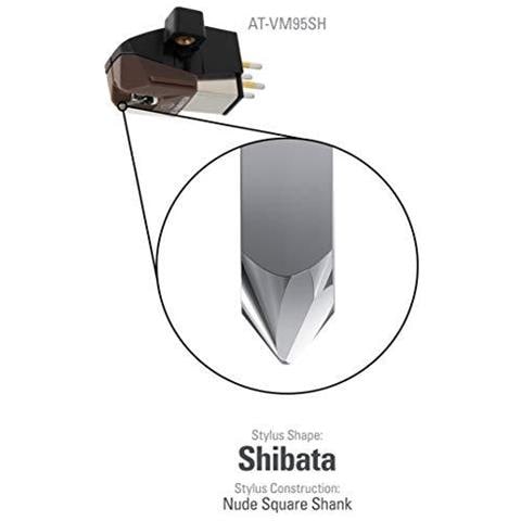 At-vm95sh Doppia Testina A Spostamento Magnetico Con Shibata Nude Stylus - Foto 4