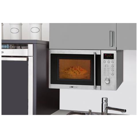 MWG 778 U Forno Microonde da Incasso con Grill Capacità 20 Litri Potenza 800 Watt Colore Acciaio Inossidabile - Foto 2