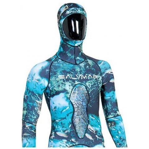 Copri Muta Rash Guard Abyss Mimetico Blu S - Foto 2